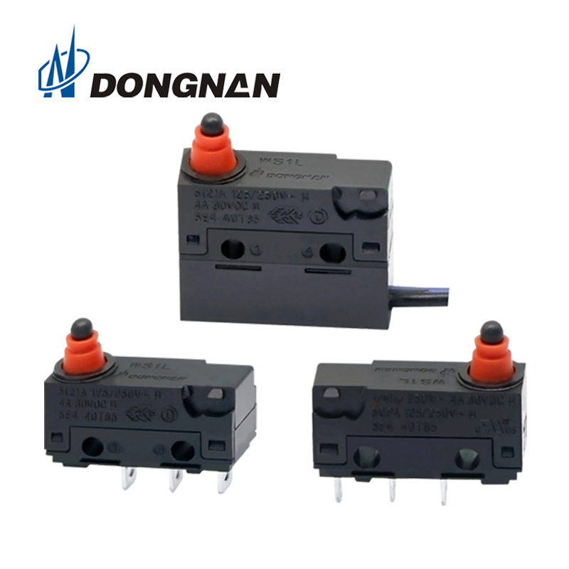 DONGNAN小家電三腳端子微動開關(guān) 保護器配件ip67防水微動開關(guān)廠家