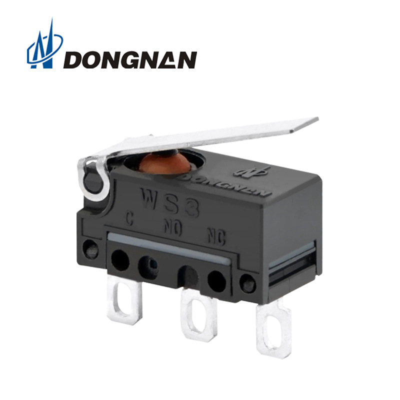 DONGNAN廠家供汽車尾箱鎖微動(dòng)開(kāi)關(guān)三腳 電子充電設(shè)備防水微動(dòng)開(kāi)關(guān)