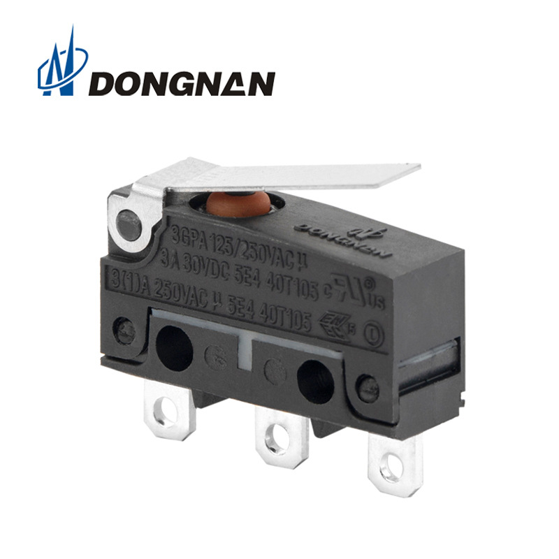 DONGNAN 直手柄燃氣灶具微動開關 WS4熱水器配件廠家防水微動開關