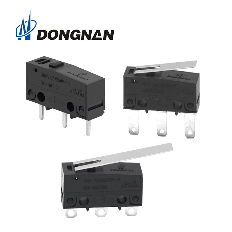 DONGNAN開關廠家WS4微動開關帶直手柄家用電器熱水器空調(diào)微動開關