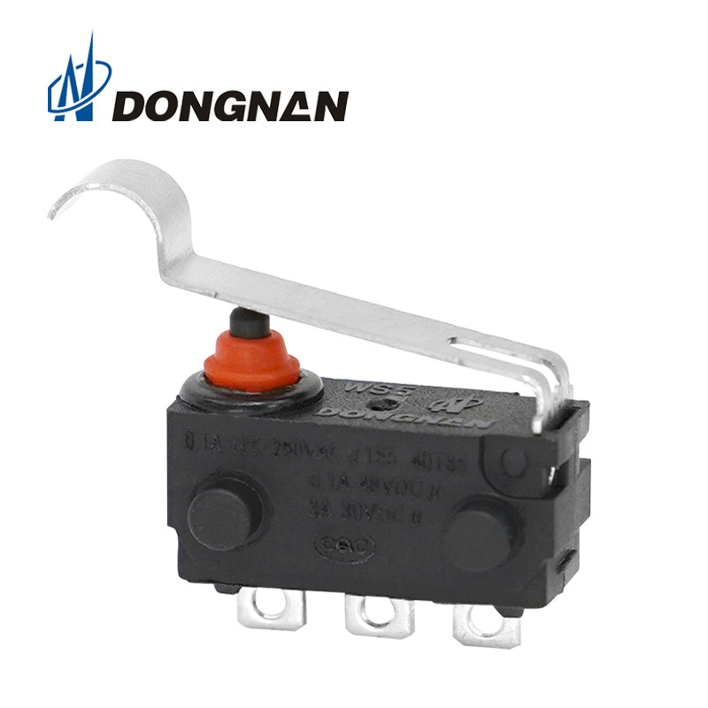 汽車主控制板微動(dòng)開關(guān)三腳 電動(dòng)吸合門鎖尾門鎖防水微動(dòng)開關(guān)廠家