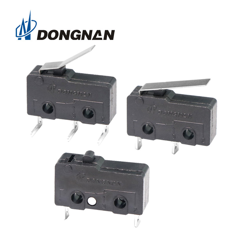DONGNAN東南微動開關(guān) KW4A型微動開關(guān) 5A電流吸塵器設(shè)備微動開關(guān)