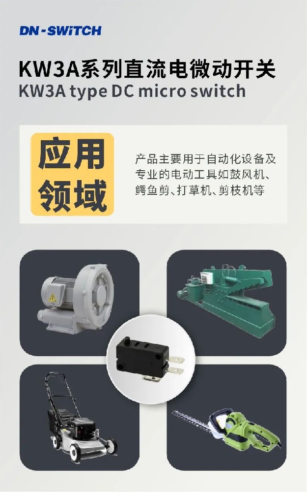 KW3A系列直流電微動開關(guān)