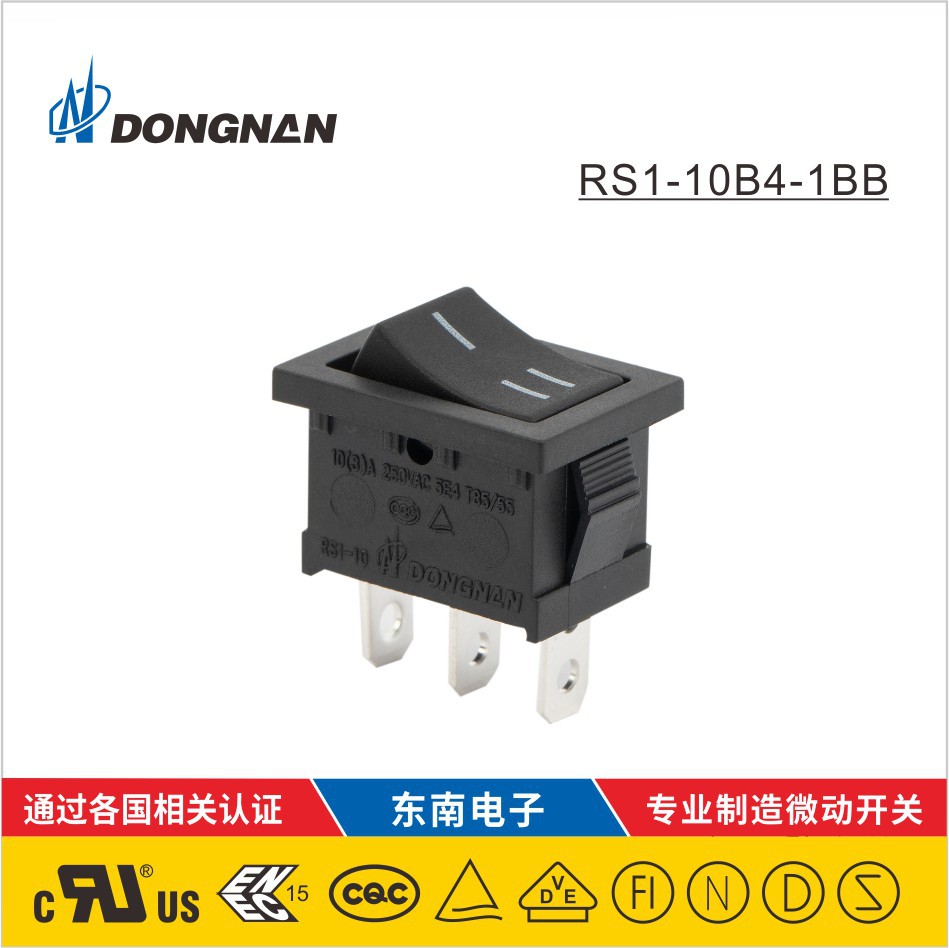 DONGNAN微動開關(guān) RS1-10B4-1BB 熱水器吸塵器開關(guān)